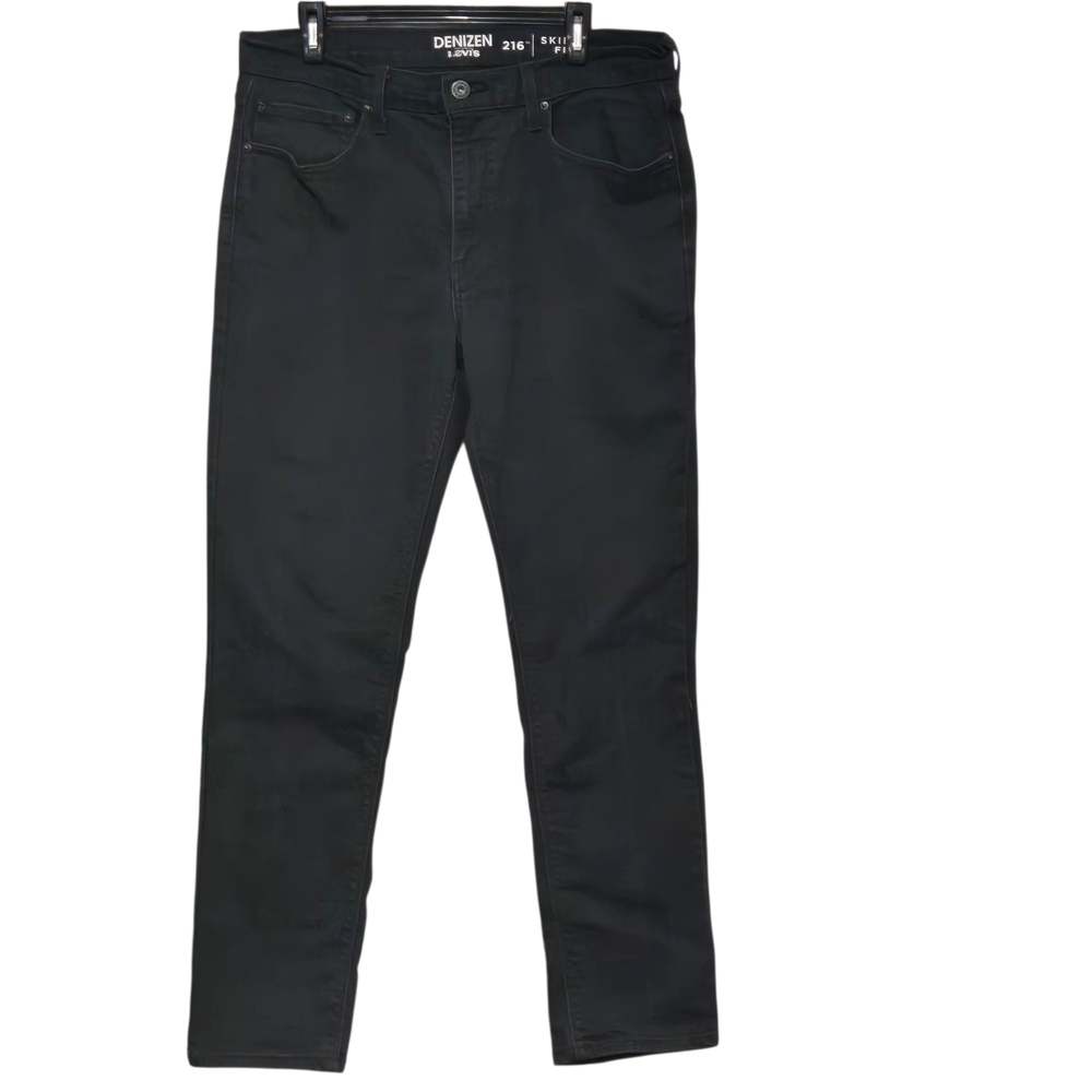 Levis Denizen Skinny FIT Mens Black Jeans Us 36Waist